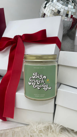 Big Grinch Energy Candle