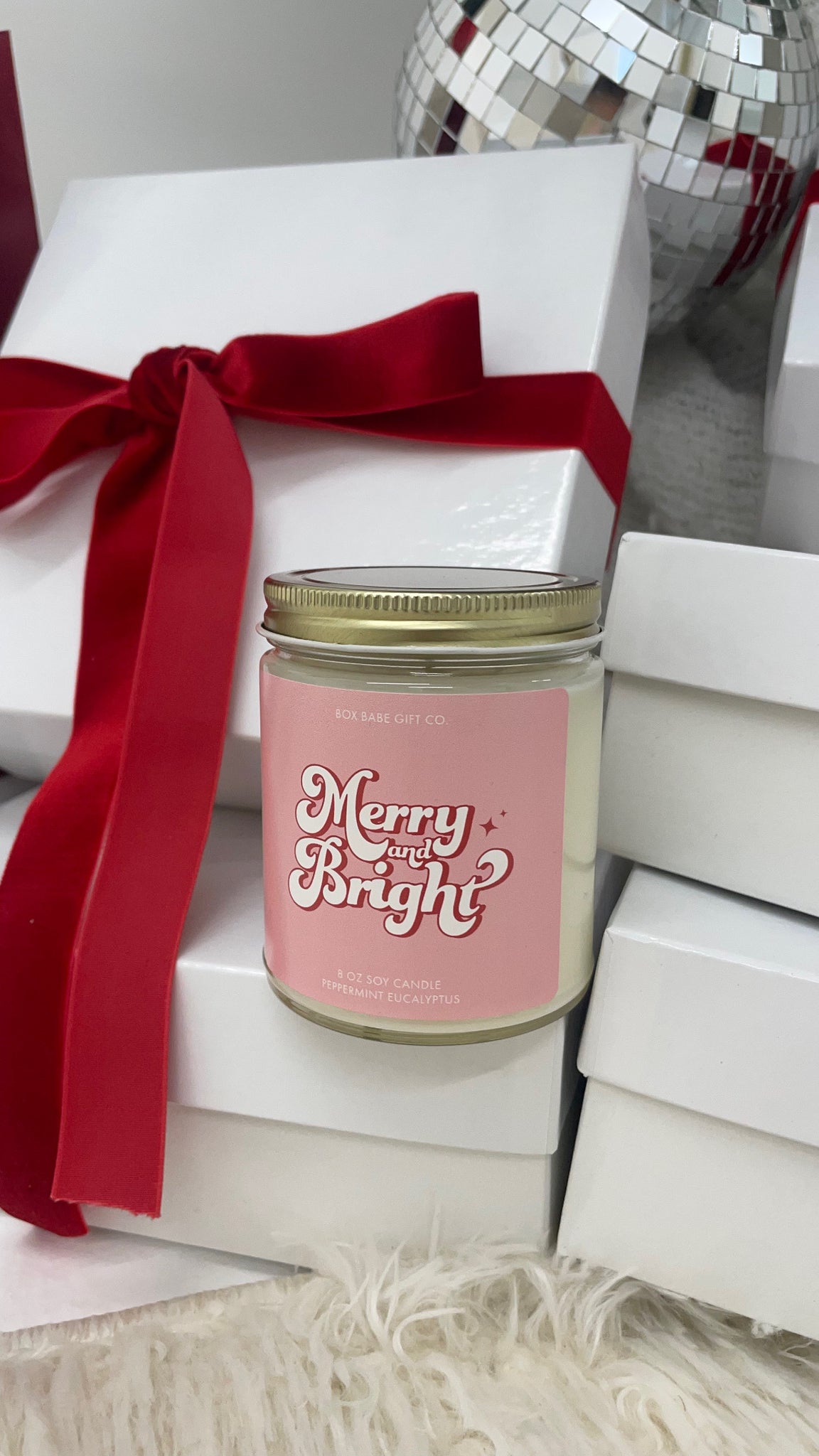 Merry and Bright Candle