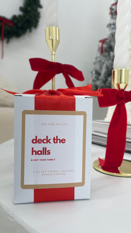 Deck The Halls Candle